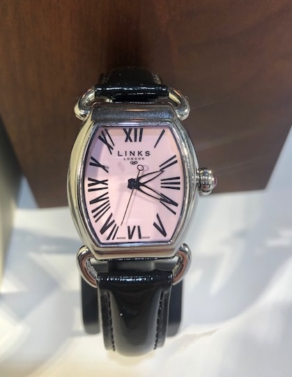 Links Of London Driver Tonneau Stainless Steel And Leather Watch Thompson S Jewellers