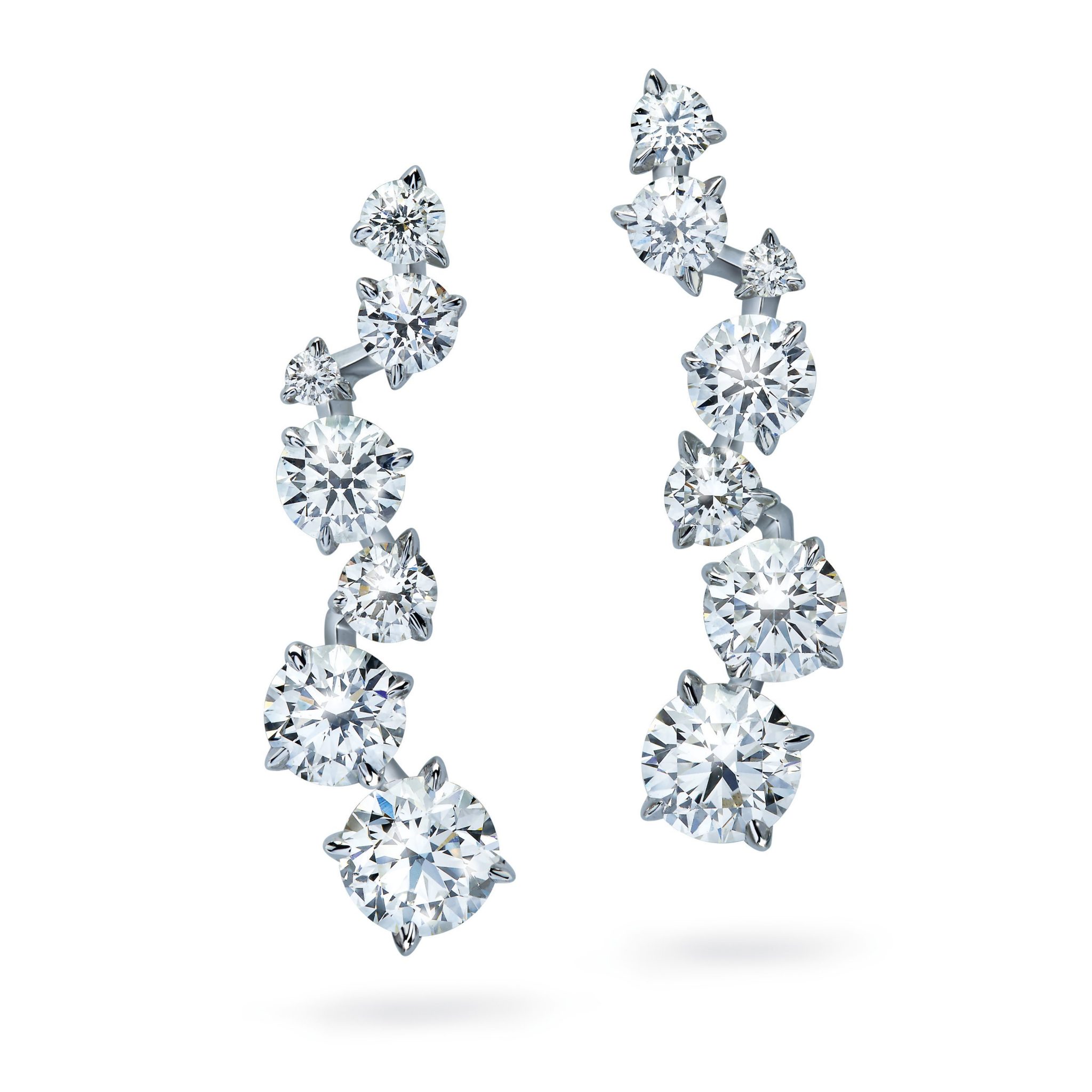 Swarovski Fine Jewellery Diama 1Ct Stud Earrings, White Gold - Thompson ...