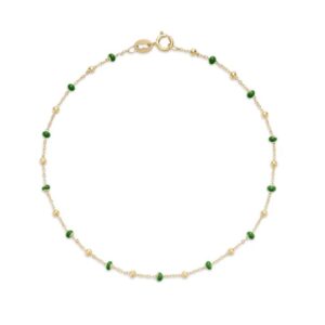 Miss Mimi Enamel Coloured Bracelet (Green)