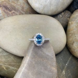 342-10578 Blue Diamond Ring