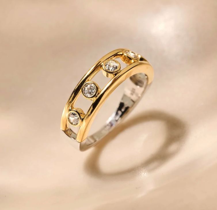 Open Circle Zirconia Ring - Image 4