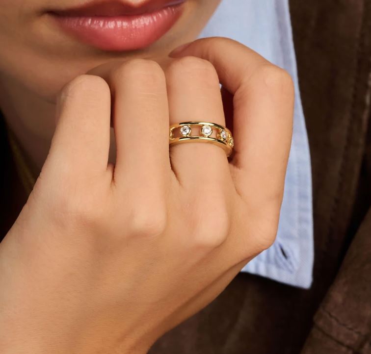 Open Circle Zirconia Ring - Image 5
