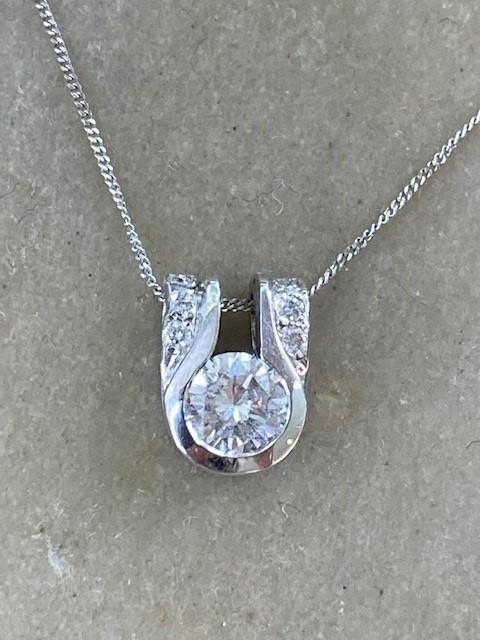 116-13772 Ruby and Diamond Pendant - Image 3