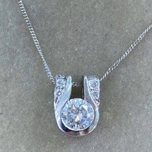 116-13772 Ruby and Diamond Pendant