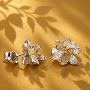 Water Lily Stud Earrings– From the Botanical Garden Collection