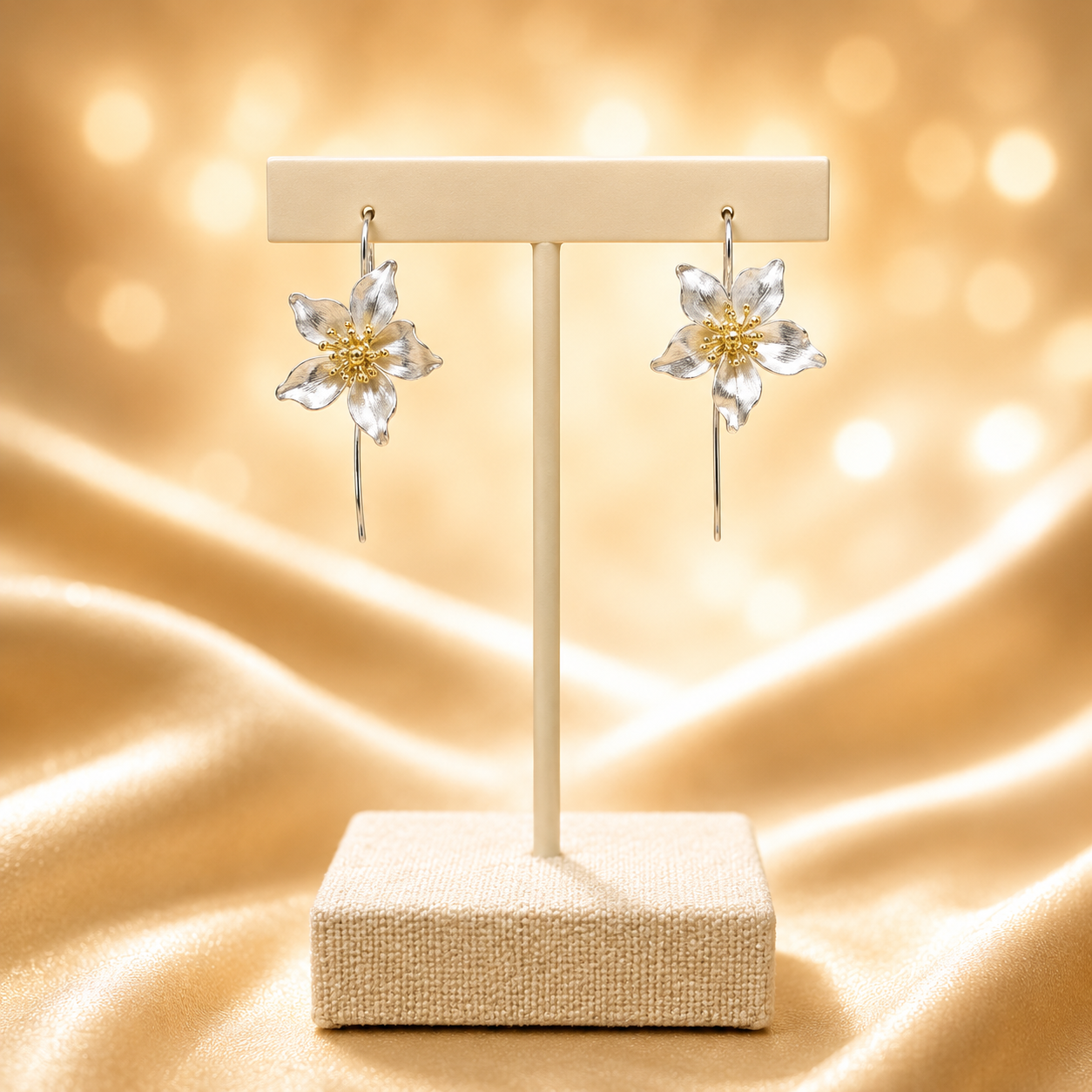 PRE-ORDER: Water Lily Earrings– From the Botanical Garden Collection