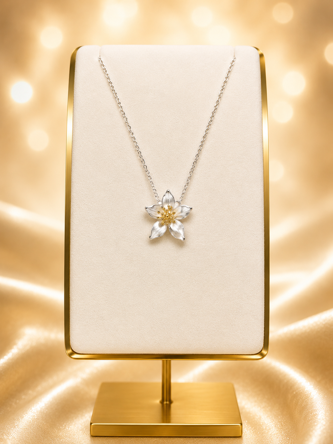 PRE-ORDER: Water Lily Pendant– From the Botanical Garden Collection