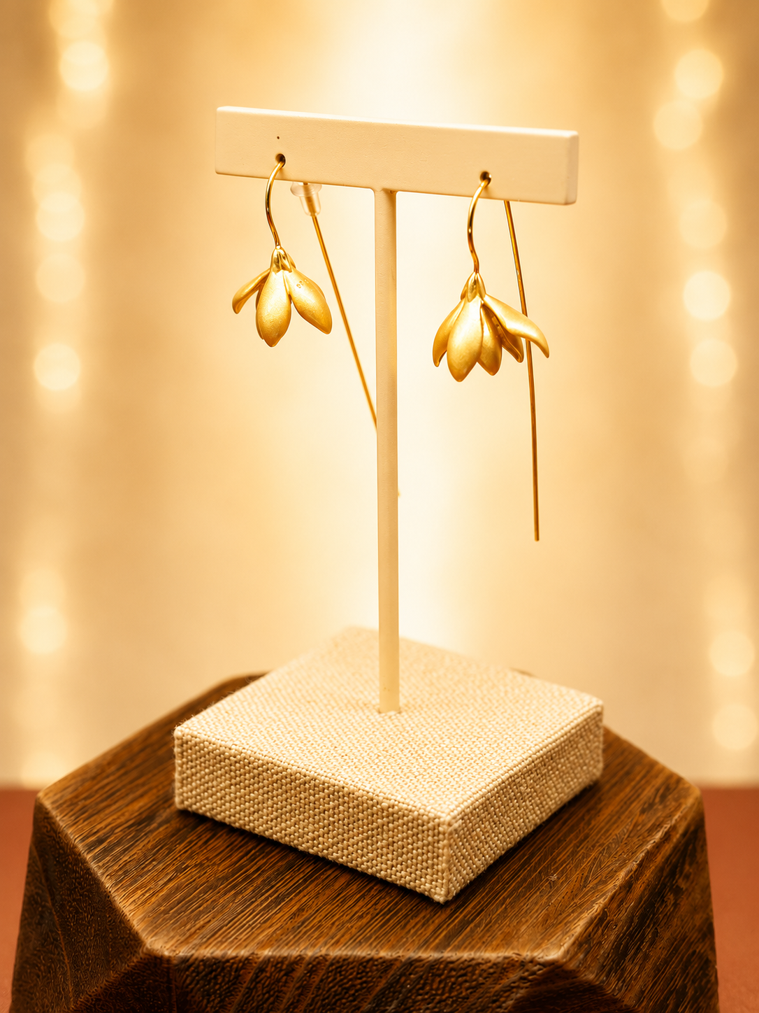Magnolia Mini Dangly Earrings– From the Botanical Garden Collection