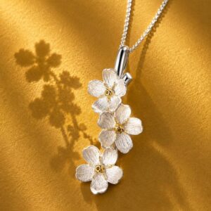 Cherry Blossom Branch Pendant– From the Botanical Garden Collection