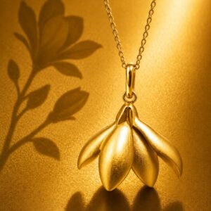 Magnolia Pendant– From the Botanical Garden Collection