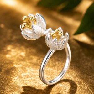 Lotus Open Ring – From the Botanical Garden Collection