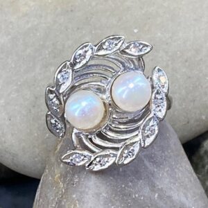 115-17303 PEARL WITH DIAMONDS