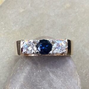 115-17337 SAPPHIRE & DIAMOND TRINITY
