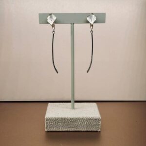 Calla Lily Studs with Dangling Stems – From the Botanical Garden Collection
