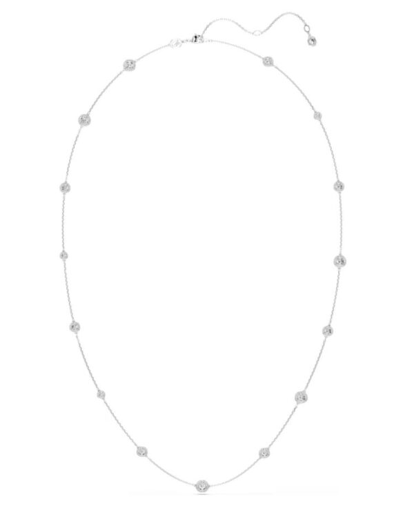 Una Angelic strandage Round cut, White, Rhodium plated - Image 2