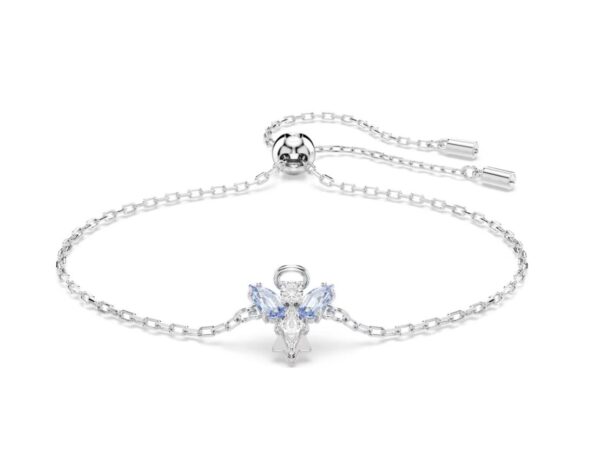 Magic bracelet Angel, Blue, Rhodium plated