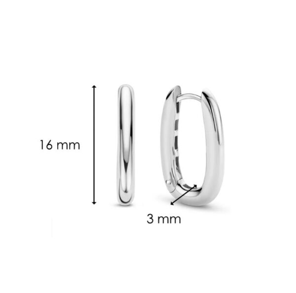 TI SENTO Medium Hoops - 7901SI - Image 2