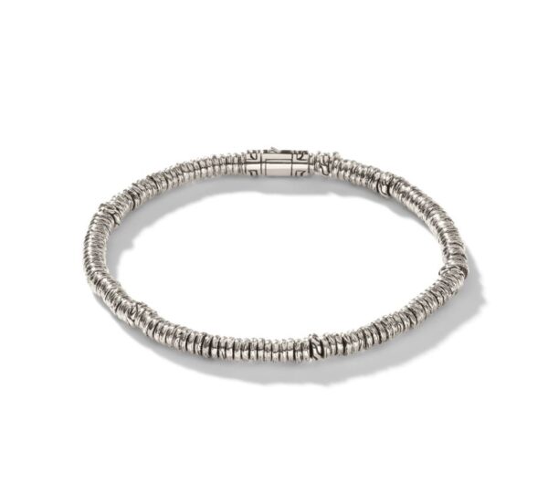 Heishi Bracelet, Sterling Silver