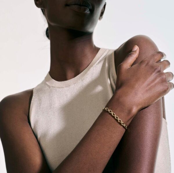 Surf Bracelet, Gold, 5MM - Image 3