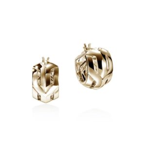 Icon 50 Hoop Earrings, Gold, 15MM
