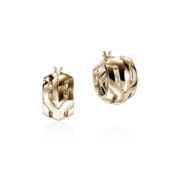 Icon 50 Hoop Earrings, Gold, 15MM