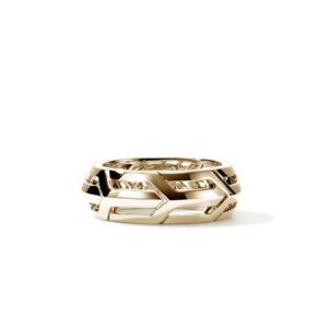 Icon 50 Band Ring, Gold, 8MM (Size 7)