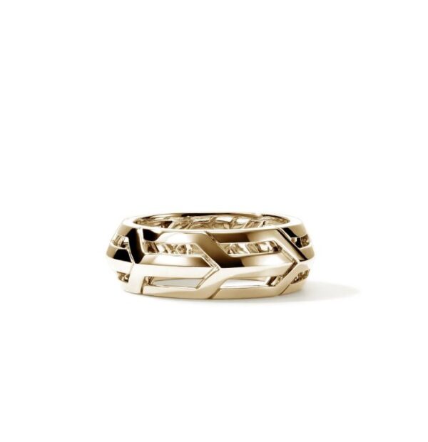 Icon 50 Band Ring, Gold, 8MM (Size 7)