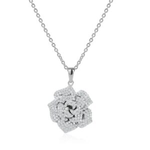 Pave Flower Power Pendant