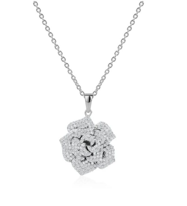 Pave Flower Power Pendant