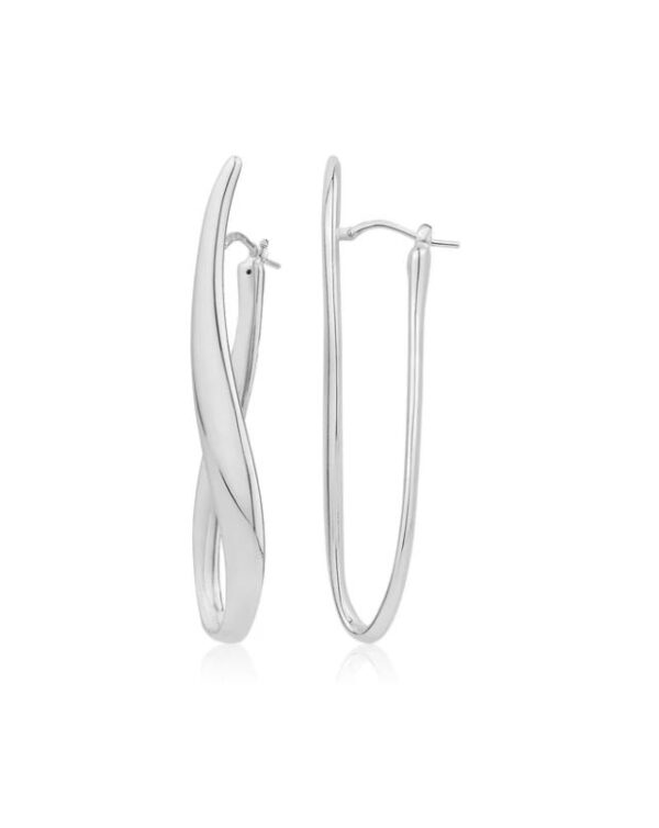 LOBE TWIST LARGE IN WHITE