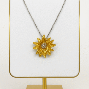 Sunflower Necklace– From the Botanical Garden Collection
