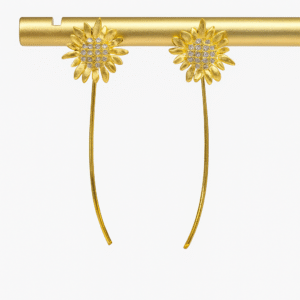 Sunflower Dangly Earrings– From the Botanical Garden Collection