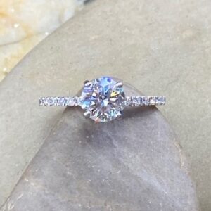 115-17477 PLATINUM 1.04 carat RING