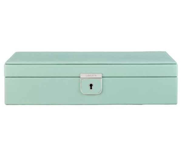 WOLF X LIBERTY Julia Interior Print Medium Jewelry Box - Sage Green - Image 4