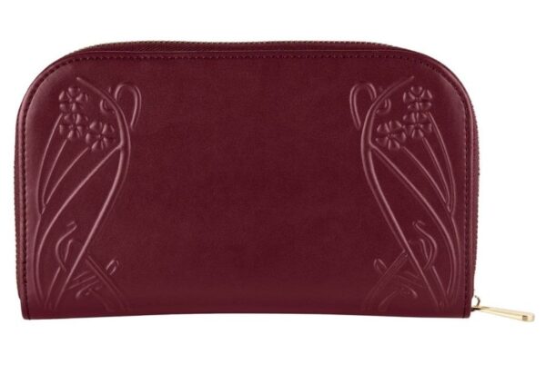 WOLF X LIBERTY Ianthe Travel Jewellery Portfolio - Burgundy - Image 2