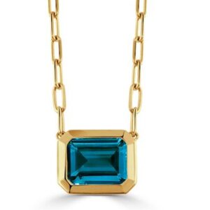 London Blue Topaz Necklace