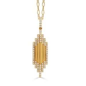 Deco Diamond Pendant