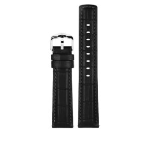 Hirsch Grand Duke Watch Strap (Black) (20mm)