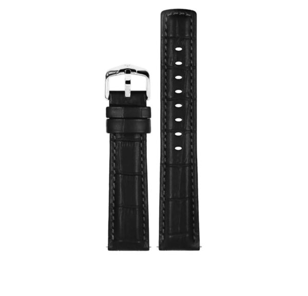 Hirsch Grand Duke Watch Strap (Black) (20mm)