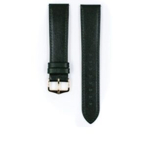 Hirsch Osiris Leather Watch Strap in GREEN (20mm)