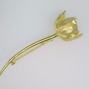 Tulip Brooch– From the Botanical Garden Collection (Gold-plated)