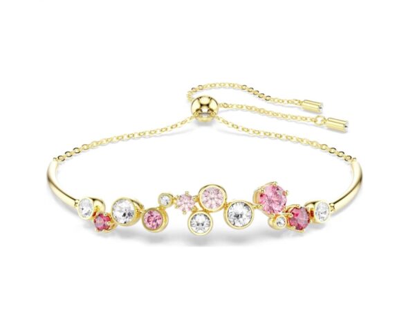 Constella bracelet Mixed cuts, Multicoloured, Gold-tone plated