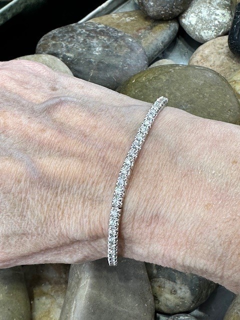 800-10371 STRETCH TENNIS BRACELET - Image 5