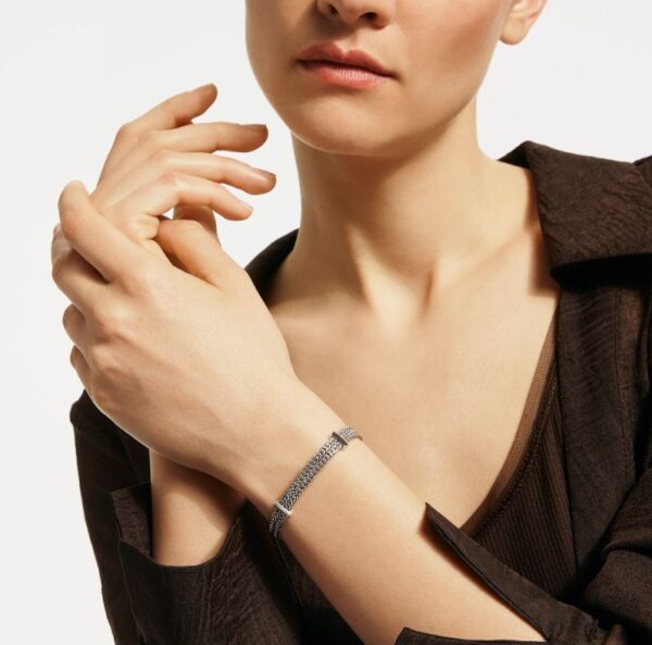 Icon Link Bracelet, Sterling Silver, 6MM (M) - Image 2