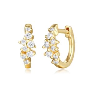 Diamond Cluster Mini Huggy in Yellow