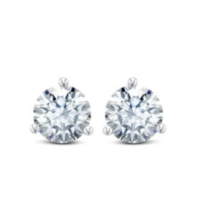 0.5CT Martini Studs in White (5mm)
