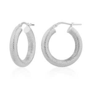TEXTURED HOOP 15MM IN WHITE