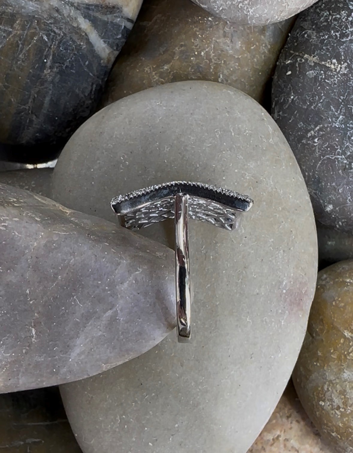 500-12143 SAPPHIRE & DIAMOND RING - Image 3