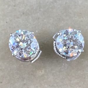 870-14418 Diamond Studs 2.08ct