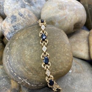 116-11249 SAPPHIRE & DIAMOND BRACELET